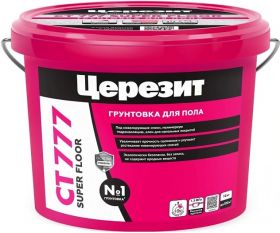 Грунтовка для Пола Ceresit CT 777 Super Floor 10л Белая для Ввпитывающих Минеральных Оснований Пола / Церезит