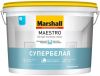 Краска для Потолка Marshall Maestro 9л Белый Потолок Люкс, Глубокоматовая / Маршалл Маэстро