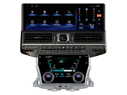 Магнитола Toyota Land Cruiser 200 2015-2021, сенсорный климат, Carplay, DSP, 360 (ZH-T1604X)