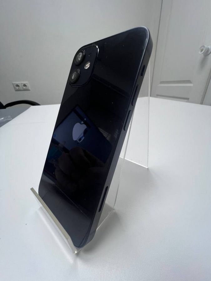 Apple iPhone корпус 12 mini сборе со шлейфами, стеклом камеры оригинал с разбора (снятый) царапины на рамке черный