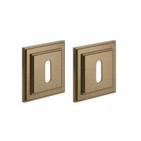 Накладка на межкомнатный замок DND BD33 P (Martinelli) матовая бронза