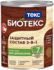 Защитный Состав 2-в-1 Текс Bioteks 9л Махагон для Древесины не Требует Предварительного Грунтования для Наружных Работ / Текс Биотекс.