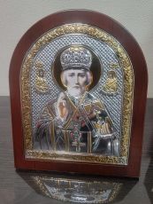 Николай Чудотворец  с деревянной рамой