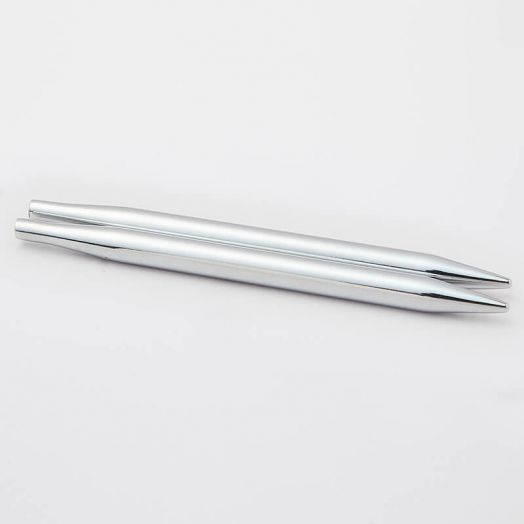 Спицы съемные  Knit Pro Nova Metal стандартные для тросика 28-126см, никелированная латунь, серебристый, 2шт
