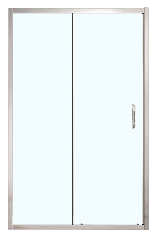 Душевая дверь Azario MILTON 1400х2000 L/R, прозрачное стекло 6 мм, серебро AZ-ND6121