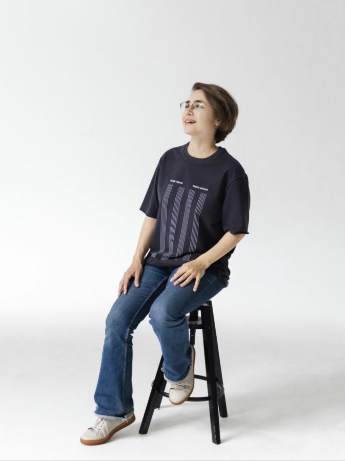 Футболка "Выше звука" графит