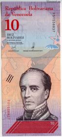 Венесуэла 10 боливаров 2018
