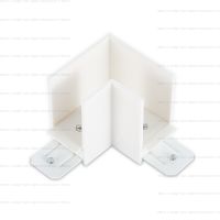 Соединитель угловой SKYLINE 220 белый, металл