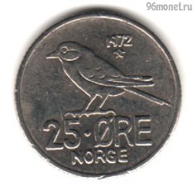 Норвегия 25 эре 1972