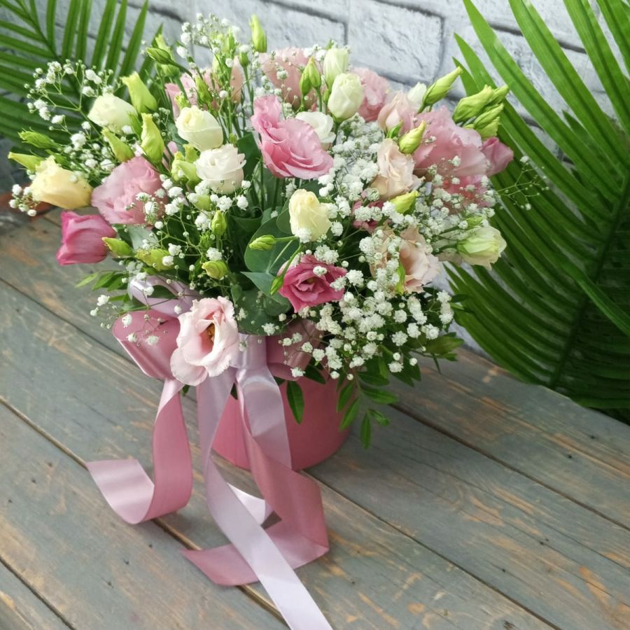 Flowersbox с эустомой