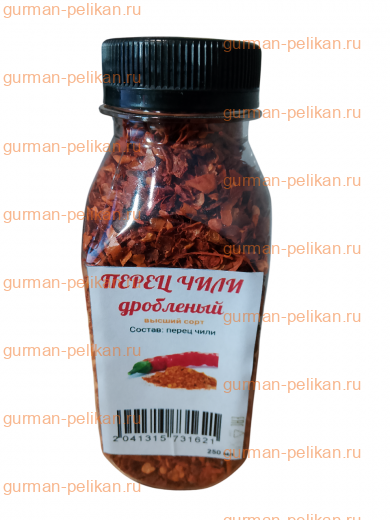 Перец чили дробленый, баночка  (высший сорт)