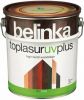 Защитно-Декоративная Лазурь для Дерева Belinka Toplasur UV Plus 0.75л с Воском и УФ Фильтрами / Белинка Топлазрь