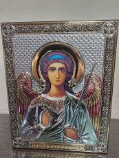 Ангел Хранитель цветная эмаль (14х18)