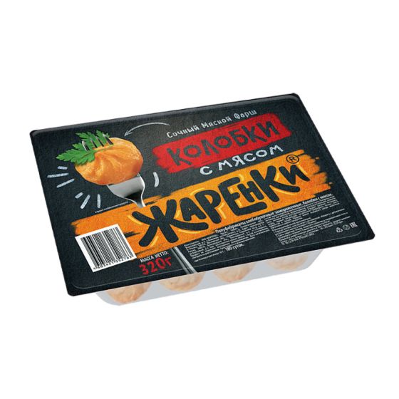 Колобки «Жаренки» с мясом 320г/ «Морозко