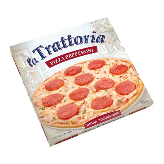 Пицца «La Trattoria» Пепперони 335г/ «Морозко»