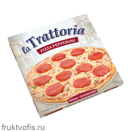 Пицца «La Trattoria» Пепперони 335г/ «Морозко»
