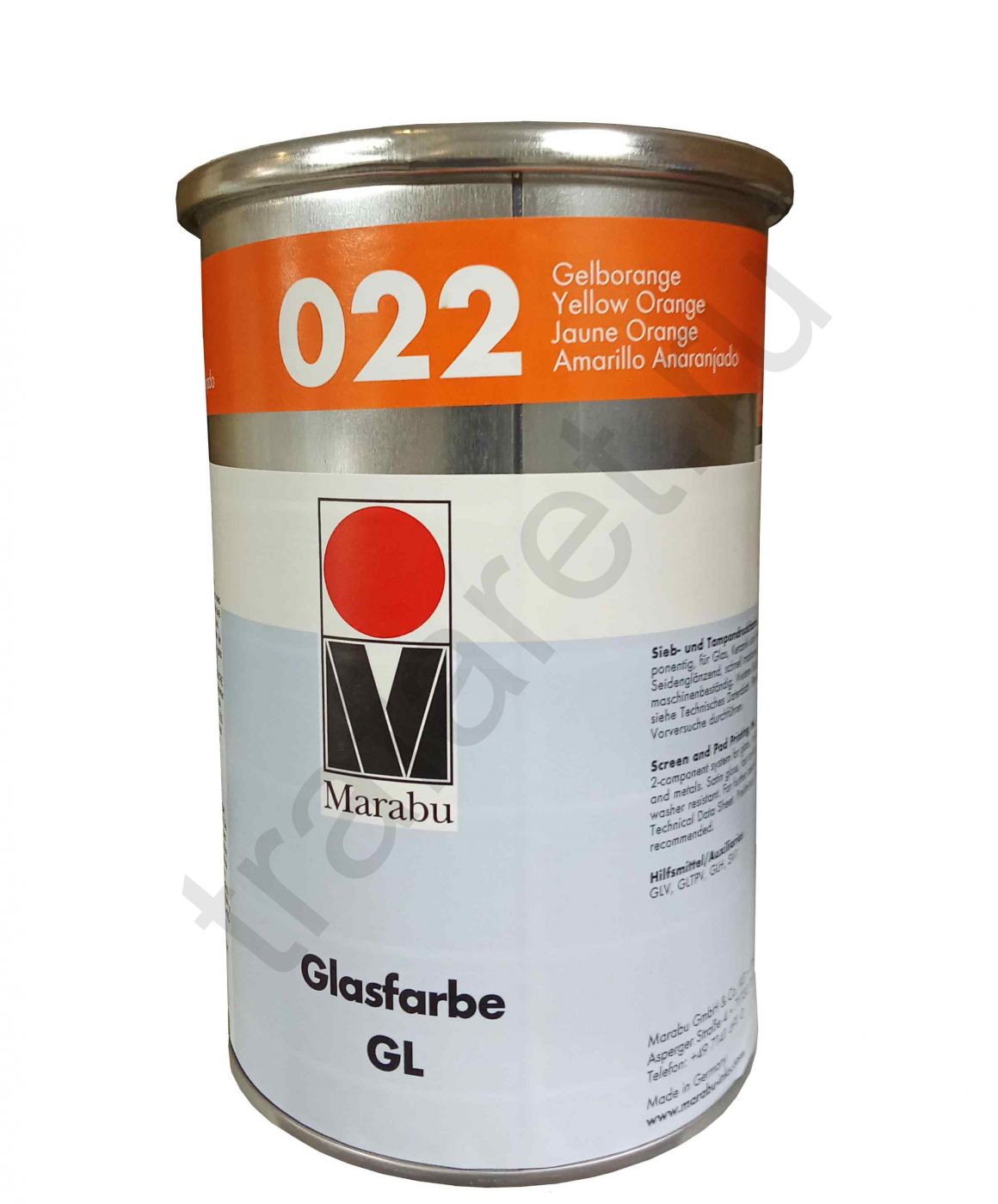 Краска Marabu Glasfarbe GL 022 (оранжевый) 1 л