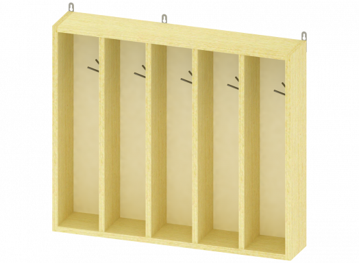 Полотенечница настенная 5 ячеек МТ-АД-12