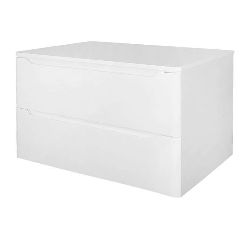Тумба Azario LOTOS 80/2 800х460х500 подвесная, без раковины, белый глянец CS00084144