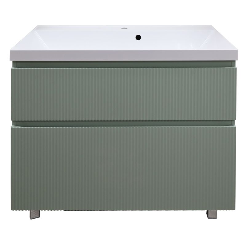 Комплект Тумба Azario Viola 100/2Н напольная ФИСТАШКОВЫЙ с раковиной Астория 100 CS00097145