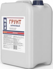 Грунтовка Акриловая Моя Краска 5кг Глубокопроникающая, Бесцветная для Внутренних Работ