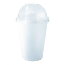 Стакан "Bubble Cup" 0,375л матовый прозрачный с крышкой