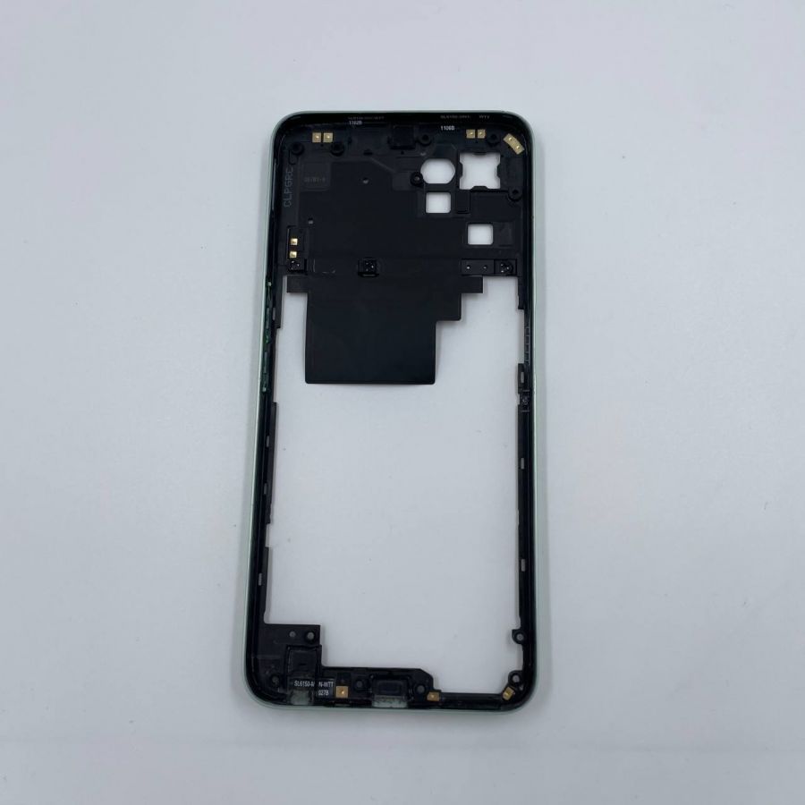 Realme c35 (средняя часть) с отпечатком пальцев зеленая (потёртости)