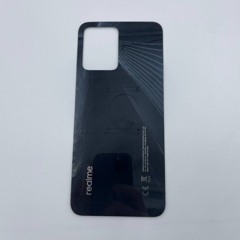 Realme c35 Задняя Крышка черная оригинал c разбора
