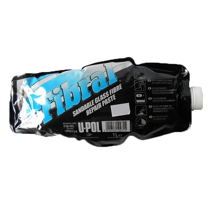 U-Pol Fibral Стекловолоконная шпатлевка, объем 1л.
