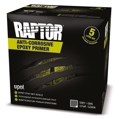 U-Pol Эпоксидный антикоррозийный грунт RAPTOR, комплект 1л (0,8л грунт + 0,2л отвердитель)