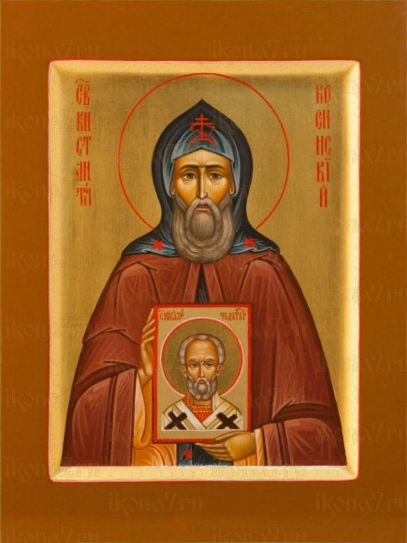 Икона Константина Косинского: Символ Духовной Силы (рукописная)