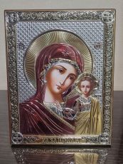Казанская икона БМ цветная эмаль 14 х 18 см