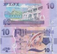 Фиджи 10 долларов 2012 год UNC