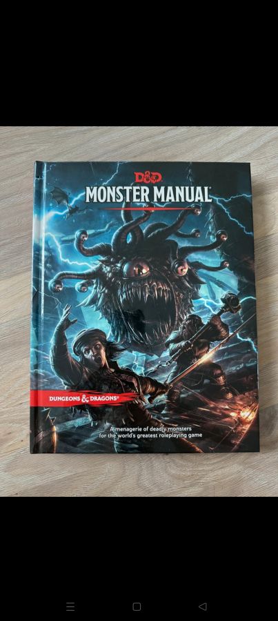 Player's handbook + monster manual + dungeon master's guide
