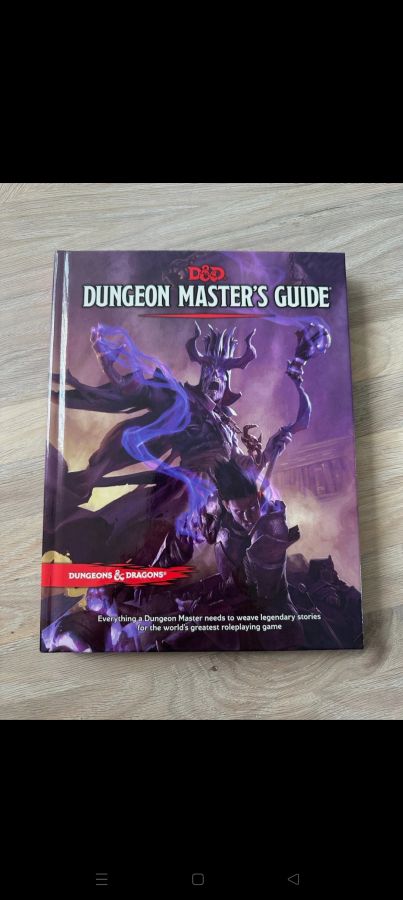 Player's handbook + monster manual + dungeon master's guide