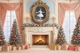 Фон стена "New year wall №4"