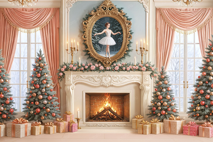 Фон стена "New year wall №21"