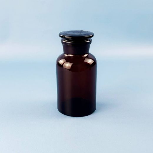 Склянка (штанглас) 5drops, 500 мл, темное стекло, с притёртой пробкой, широкое горло
