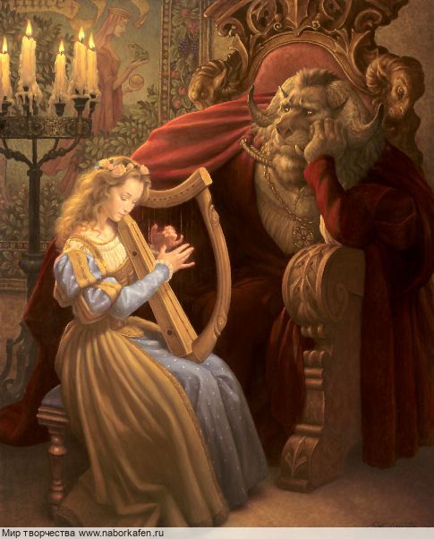Набор для вышивания "HAESG 1566 Beauty and The Beast"