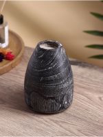 Подсвечник «Чимахи», d=4 см, 10?10?15 см, дерево Джати, тёмно-коричневый