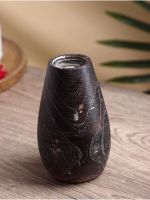 Подсвечник, d=4 см, 8?8?15 см, дерево Джати, тёмно-коричневый