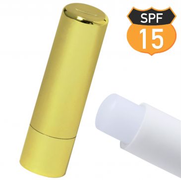 Помады с защитой spf15 BEAUTY золотистый корпус