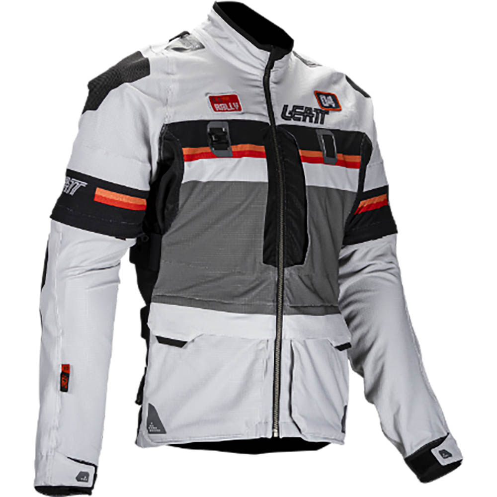 Leatt ADV Rally 5.5 Grey (2025) мотокуртка для мототуризма и путешествий