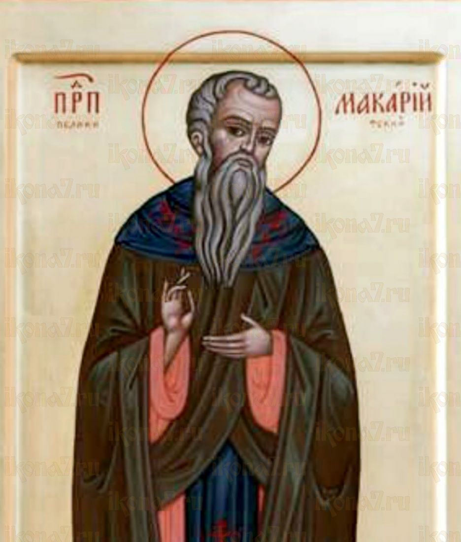Икона Макарий Пеликитский (рукописная)