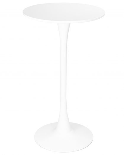 Стол барный MIA BAR (белая столешница, белое основание)