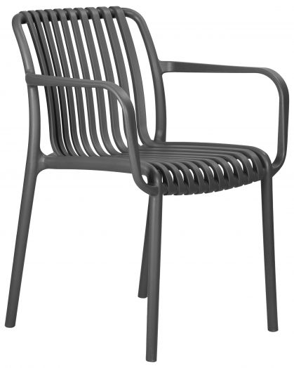 Стул обеденный DOBRIN WALTER ARM (темно-серый (GR-04))