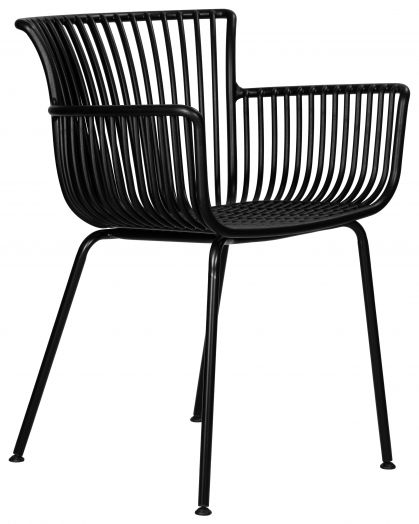 Стул обеденный DOBRIN ROSS (черный (B-03) без подушки)