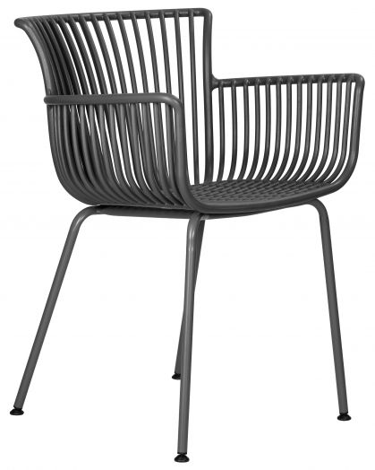 Стул обеденный DOBRIN ROSS (темно-серый (GR-04) без подушки)