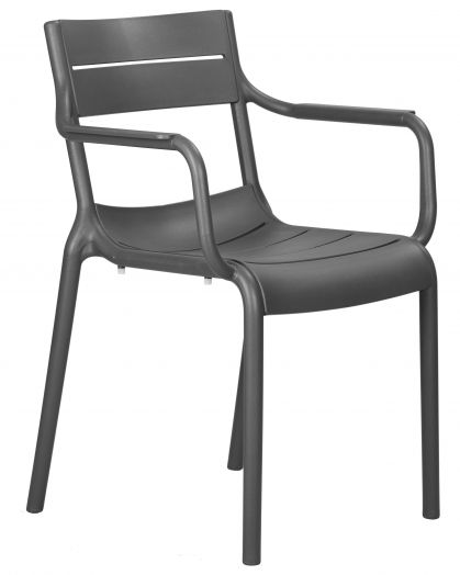 Стул обеденный DOBRIN TIM ARM (темно-серый (GR-04))