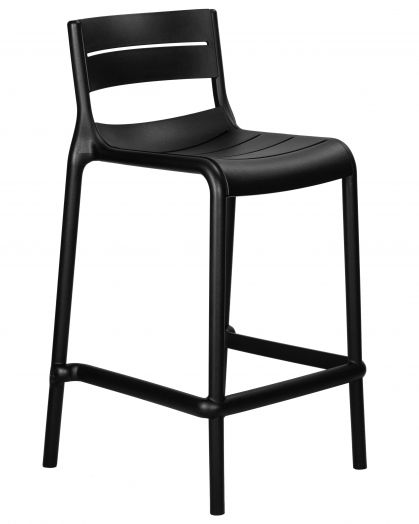 Стул полубарный DOBRIN NESSA (черный (B-03))
